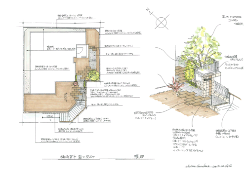 ヴァリアス・ガーデンズの横須賀市富士見町S様邸デザイン図面